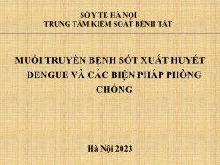 Tài liệu tuyên truyền về phòng chống sốt xuất huyết